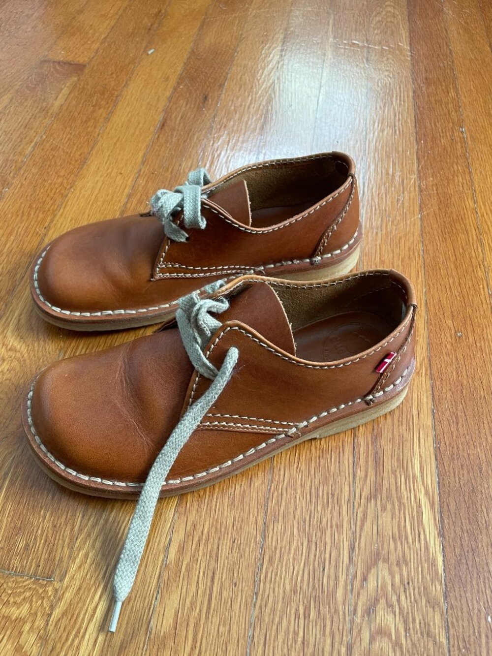 Duckfeet Jylland Brown Leather Lace Up Oxford Style Shoes Size EU 40 - Picture 2 of 4
